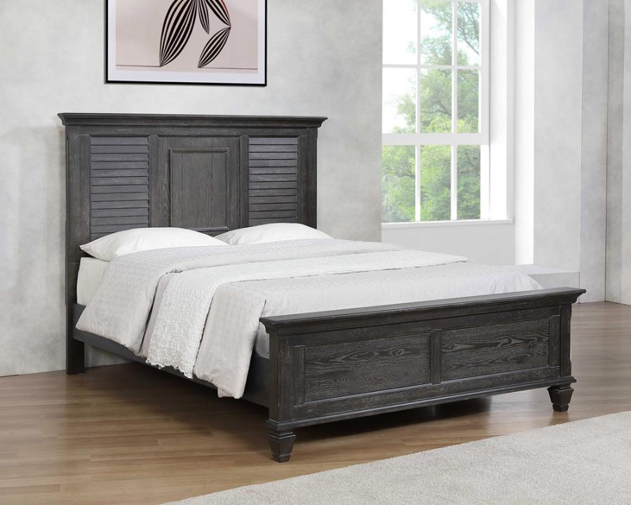 COASTER FRANCO WEATHERED SAGE QUEEN BED