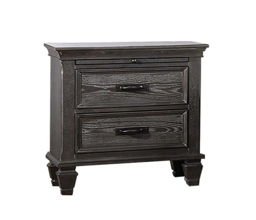 COASTER FRANCO WEATHERED SAGE NIGHTSTAND