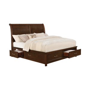 COASTER BARSTOW PINOT NOIR QUEEN STORAGE BED