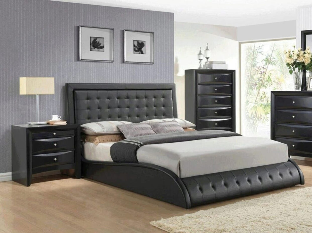 ACME TIRREL BLACK BEDROOM SET (4 PC)