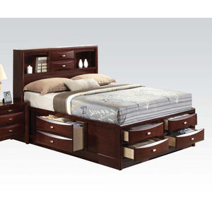 ACME IRELAND ESPRESSO FINISH EK BED W/STORAGE