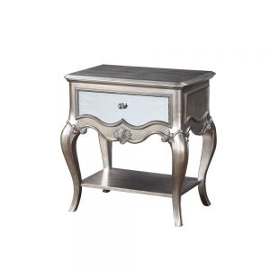 ACME ESTEBAN ANTIQUE CHAMPAGNE NIGHTSTAND
