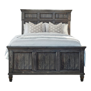 COASTER AVENUE WEATHERED BURNISHED BROWN QUEEN BED