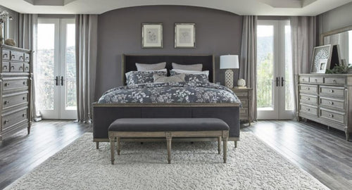 COASTER ALDERWOOD FRENCH GREY BEDROOM SET (5 PC)