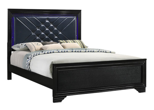 COASTER PENELOPE MIDNIGHT STAR LED CALIFORNIA KING BED