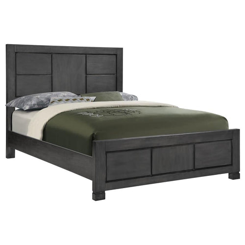 COASTER LORENZO DARK GREY EASTERN KING BED