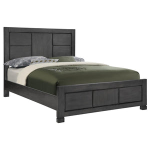 COASTER LORENZO DARK GREY EASTERN KING BED