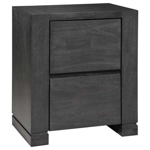 COASTER LORENZO DARK GREY NIGHTSTAND