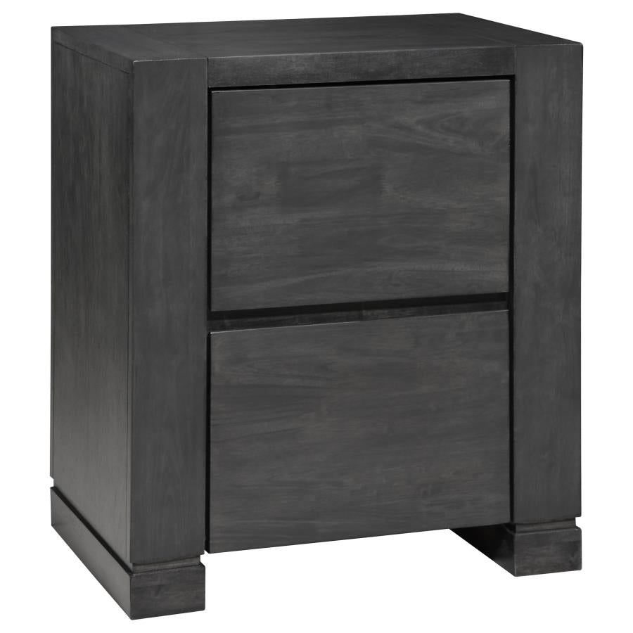 COASTER LORENZO DARK GREY NIGHTSTAND