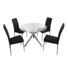 Load image into Gallery viewer, TODAYS FURNITURE 2300/1200 DINING ROOM SET [WHITE, BLACK]