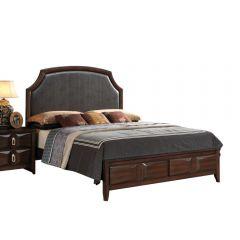 ACME LANCASTER ESPRESSO PU & ESPRESSO QUEEN BED