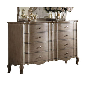 ACME CHELMSFORD ANTIQUE TAUPE BEDROOM SET (5PC)