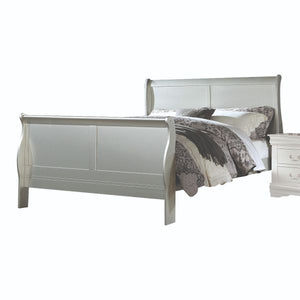 ACME LOUIS PHILIPPE III PLATINUM FINISH FULL BED