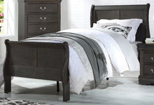 Load image into Gallery viewer, ACME LOUIS PHILIPPE DARK GRAY FULL BED