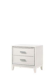 ACME HAIDEN WHITE FINISH NIGHTSTAND