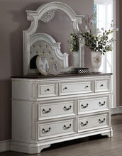 Load image into Gallery viewer, ACME FLORIAN ANTIQUE WHITE &amp; OAK FINISH DRESSER