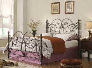 COASTER BEDROOM QUEEN BED (DARK BRONZE)