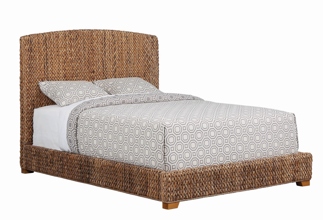 COASTER BEDROOM QUEEN BANANA LEAF HEADBOARD (AMBER)