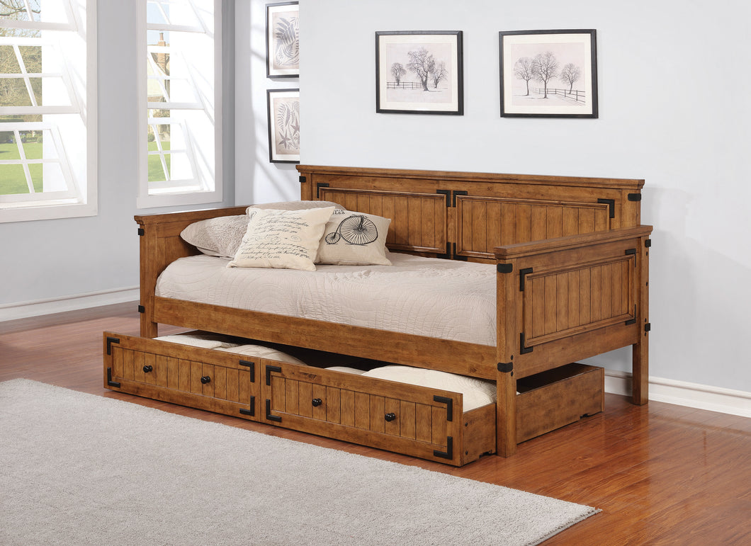 COASTER BEDROOM TWIN DAYBED RUSTIC HONEY