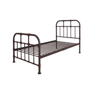 ACME NICIPOLIS SANDY GRAY FINISH TWIN BED