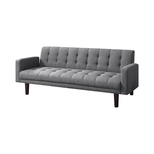 COASTER LIVING-ROOM SOMMER TUFTED SOFA BED GREY