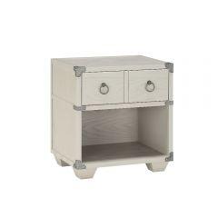 ACME ORCHEST GRAY FINISH NIGHTSTAND