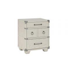 ACME ORCHEST GRAY FINISH NIGHTSTAND W/USB