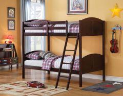 ACME TOSHI ESPRESSO FINISH TWIN/TWIN BUNK BED