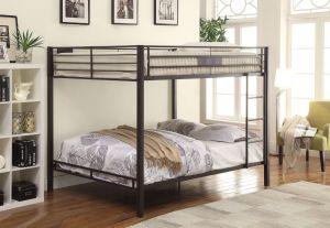 ACME KALEB SANDY BLACK FINISH QUEEN/QUEEN BUNK BED