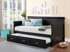 ACME BAILEE BLACK FINISH DAYBED (TWIN)