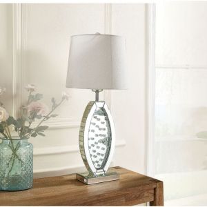 ACME NYSA MIRRORED & FAUX CRYSTALS TABLE LAMP