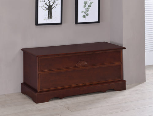 COASTER OFFICE-ACCESSORY RECTANGULAR CEDAR CHEST WARM BROWN