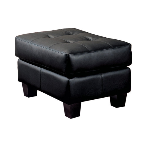 COASTER LIVING-ROOM SAMUEL TUFTED OTTOMAN BLACK