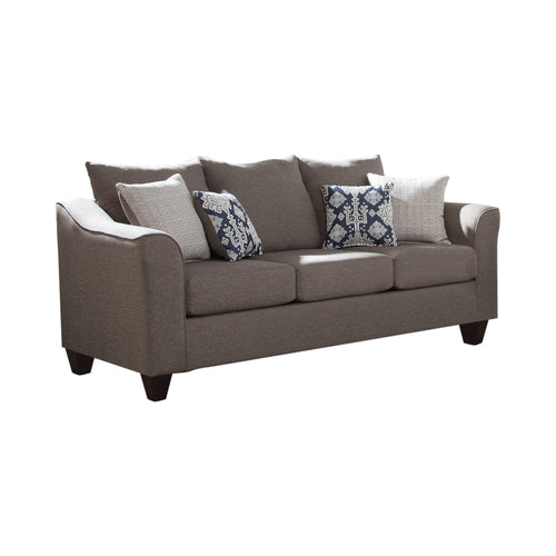 COASTER LIVING-ROOM SALIZAR FLARED ARM SOFA GREY