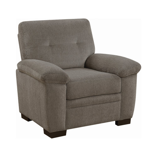 COASTER LIVING-ROOM FAIRBAIRN UPHOLSTERED CHAIR OATMEAL