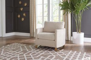 COASTER LIVING-ROOM CORLISS UPHOLSTERED ARCHED ARMS CHAIR BEIGE