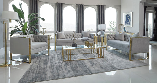 COASTER LIVING-ROOM 3PC (SOFA + LOVESEAT + CHAIR)