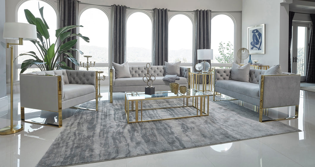 COASTER LIVING-ROOM 3PC (SOFA + LOVESEAT + CHAIR)
