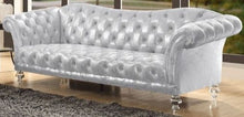 Load image into Gallery viewer, ACME DIXIE METALLIC SILVER SOFA SET (2 PC)