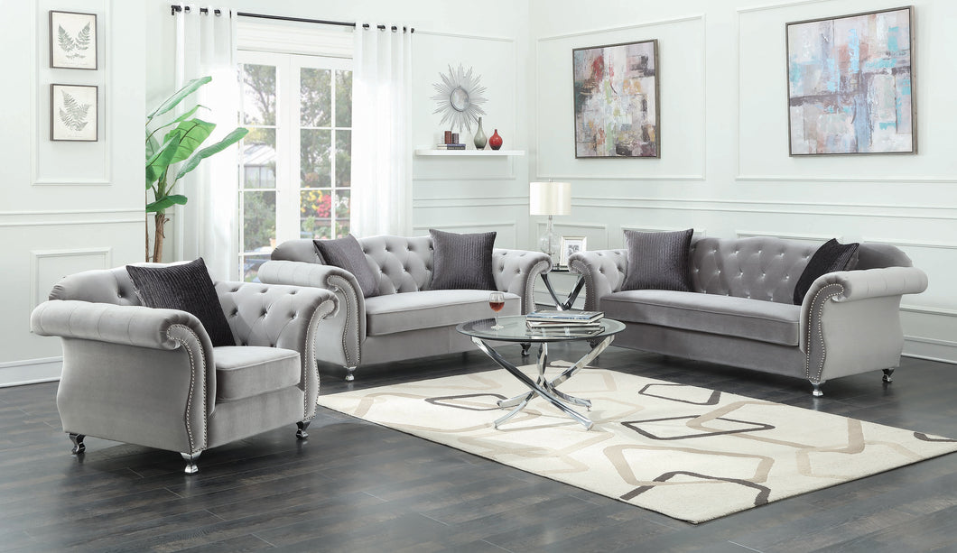 COASTER LIVING-ROOM 3PC (SOFA + LOVESEAT + CHAIR)