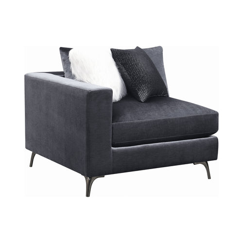 COASTER LIVING-ROOM SCHWARTZMAN LAF/RAF ARM CHAIR CHARCOAL