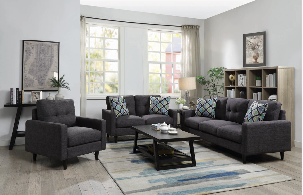 COASTER LIVING-ROOM 3PC (SOFA + LOVESEAT + CHAIR)