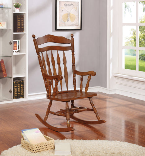 COASTER OFFICE-ACCESSORY WINDSOR ROCKING CHAIR MEDIUM BROWN