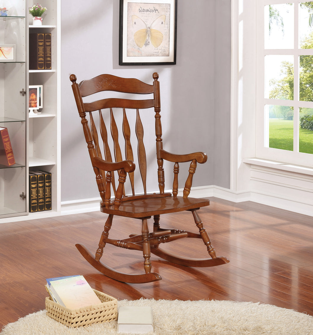 COASTER OFFICE-ACCESSORY WINDSOR ROCKING CHAIR MEDIUM BROWN