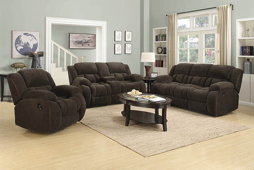 COASTER LIVING-ROOM 3PC (SOFA + LOVESEAT + RECLINER)