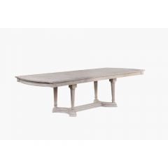 ACME WYNSOR ANTIQUE CHAMPAGNE FINISH DINING TABLE