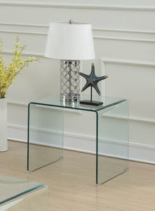 COASTER LIVING-ROOM END TABLE (CLEAR)