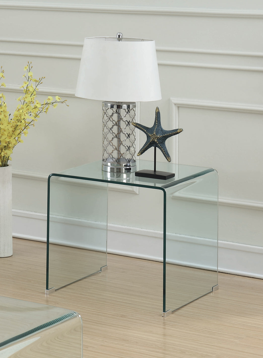 COASTER LIVING-ROOM END TABLE (CLEAR)