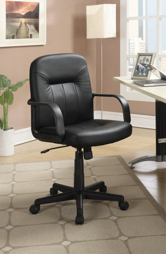 COASTER OFFICE-ACCESSORY ADJUSTABLE HEIGHT OFFICE CHAIR BLACK