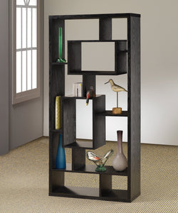 COASTER OFFICE-ACCESSORY 10-SHELF BOOKCASE BLACK OAK